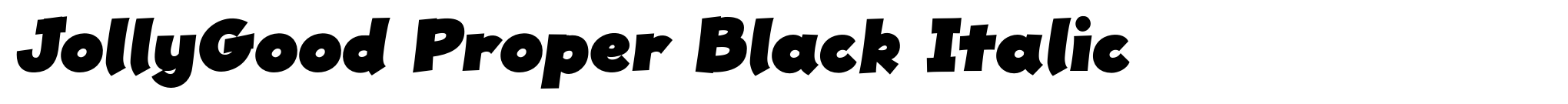 JollyGood Proper Black Italic image